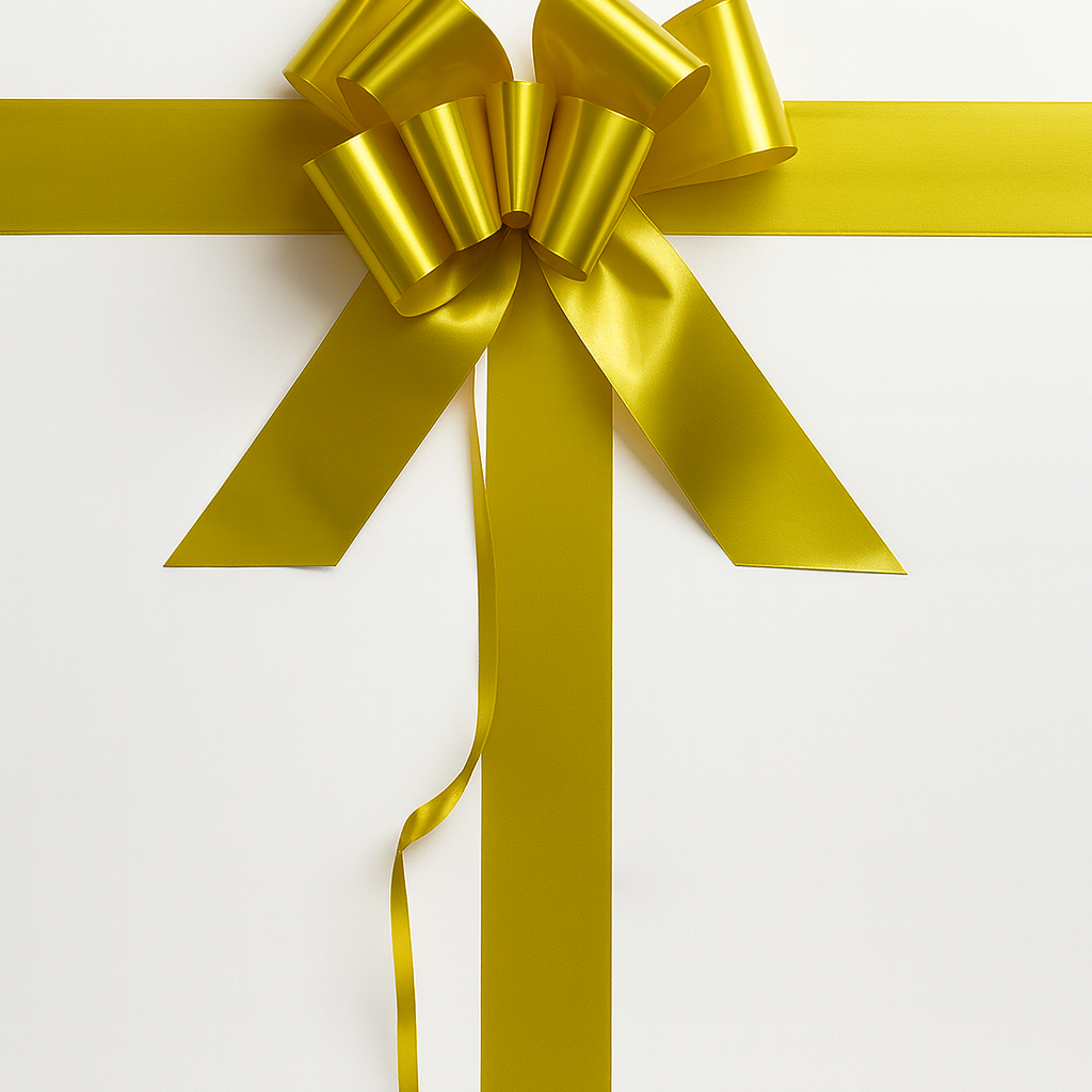 Welcome Home Door Bow - Gold