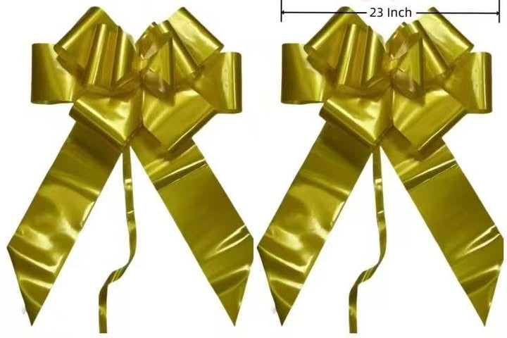 Welcome Home Door Bow - Gold